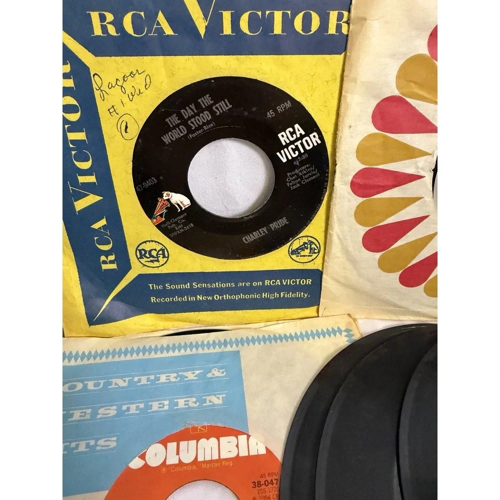 VTG Various Country Artists 45 Kenny Rogers Conway Twitty Waylon Jennings Lot 12 - Picture 2 of 9